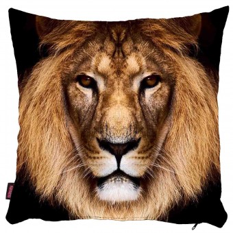 Aslan Desenli Yastık Kılıfı